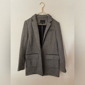 Gray Blazer, Banana Republic, Womens Size 4